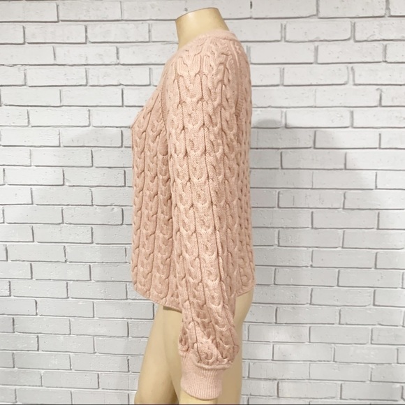 J. Crew Relaxed-Fit Cable-Knit Crewneck Sweater - Picture 5 of 10